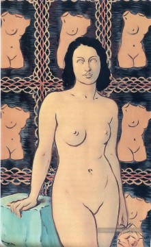 Lola de Valence 1948 abstrait Nue Peinture à l'huile